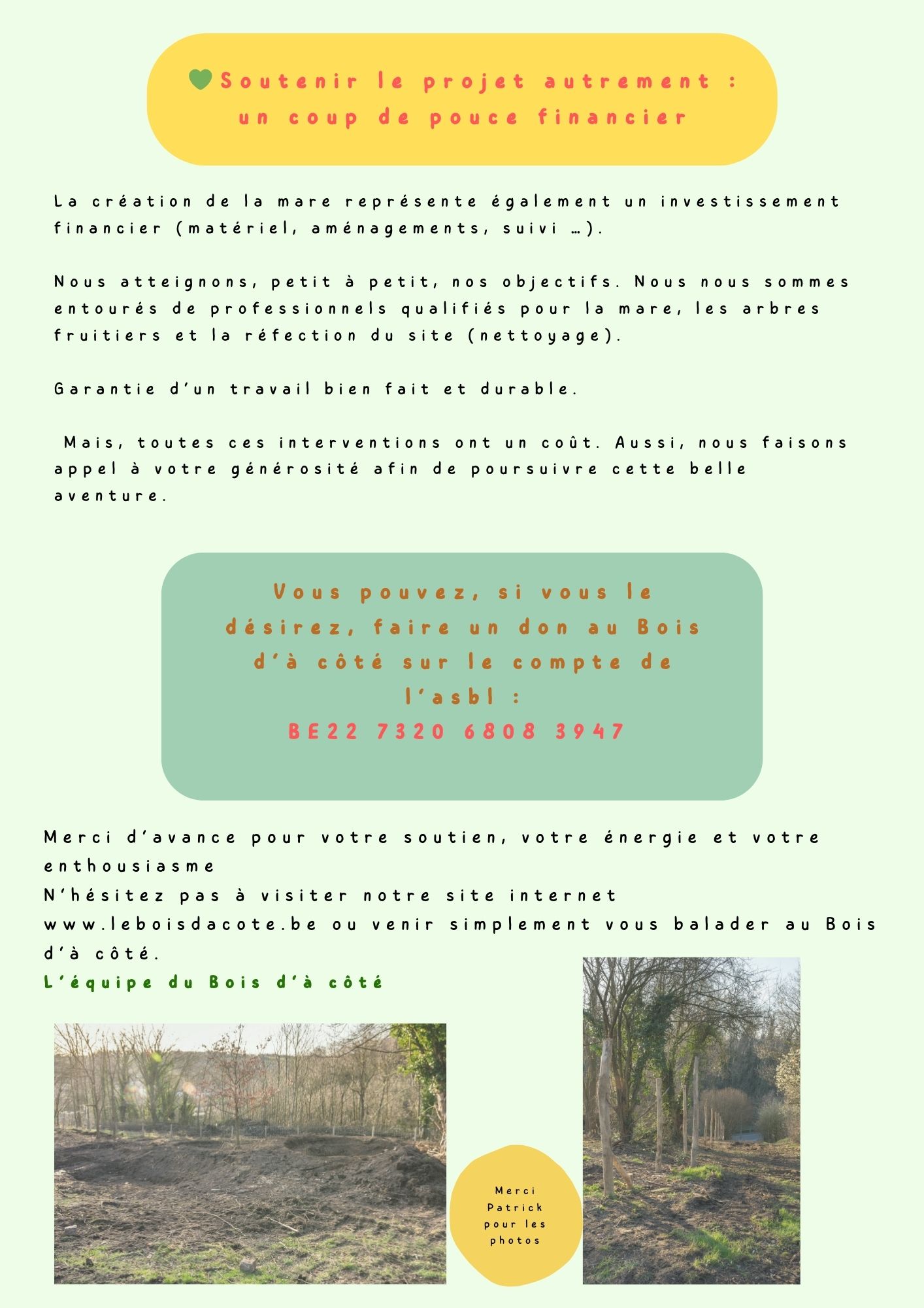 Chantier Participatif : création d'une mare 2